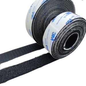 Gancho e <span class=keywords><strong>Loop</strong></span> Rolo De Fita Auto-adesiva Gancho Adesivo Forte e <span class=keywords><strong>Loop</strong></span> Fastener Tape Velcroes Strip Nylon Fabrics Velcroes Adesivos - Product Image 2