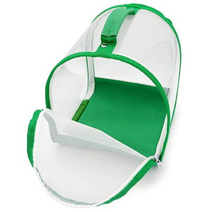 Petit Papillon Habitat <span class=keywords><strong>Critter</strong></span> <span class=keywords><strong>Cage</strong></span> Caterpillar Enclos Bug Terrarium Portable Poignée De Transport 8X8X8 Pouces Insect Mesh <span class=keywords><strong>Cage</strong></span> - Product Image 4