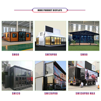 Maison conteneur modulaire mobile préfabriquée personnalisée en usine maison préfabriquée capsule de luxe