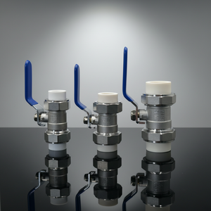 Robinet à bille manuel en laiton à double raccordement à chaud pour eau, grande capacité, marque <span class=keywords><strong>Siho</strong></span>, diamètre de tuyau max. 4 po, garantie 3 ans, connexion PPR - Product Image 6