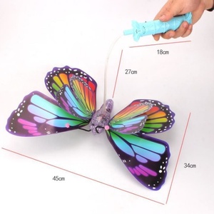 Mariposa de Juguete LED Portátil con Luces Intermitentes y Música, Alas Móviles, Regalo para Niños, Mariposa Luminosa - Product Image 3