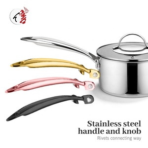 Bộ nồi chảo inox 3 lớp cao cấp Realwin, 9 món, dùng được với bếp từ, kèm nắp kính - Product Image 5