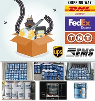 Pabrik penjualan langsung cat dinding Matte rendah Voc akrilik asli ekologis warna dasar air emulsi Interior pelapis Dinding