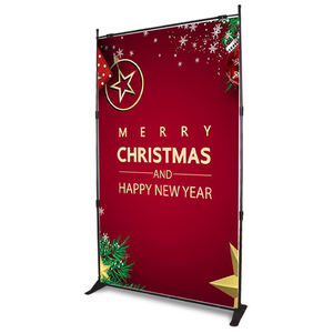 حامل لافتات خلفية كبير قابل للتعديل والتمدد، حامل لافتات متكرر، خلفية محمولة/جدار وسائط لحفلات الزفاف - Product Image 2