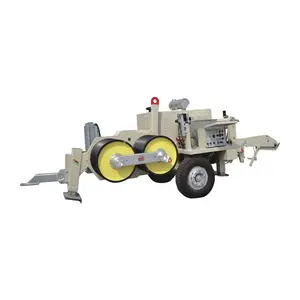 Transmission Line 30T Hydraulic Cable Pulling Machine, Stringing Equipment Hydraulic Pulley Tensioner