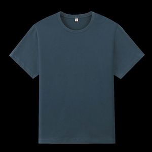 Design Wholesale Custom logo Shoulder Over Sized Boxy <b>t</b> Shirts Pure Cotton Embroidery Men's Plain <b>T</b> Shirts - Product Image 1