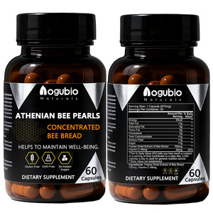 AOGUBIO Suplemento de polen de abeja Perlas de abeja ateniense Soporte natural Extracto de pan de abeja espartana y <span class=keywords><strong>c</strong></span>ápsulas de polen de abeja de <span class=keywords><strong>vitamina</strong></span> <span class=keywords><strong>C</strong></span> - Product Image 4
