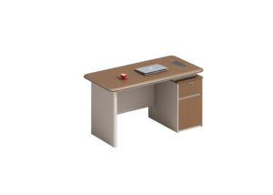 आधुनिक घर कार्यालय फर्नीचर टेबल डेस्क गर्म बिक्री आसान छोटे आकार के लकड़ी के पैनल सामग्री कंप्यूटर वर्कस्टेशन डेस्क - Product Image 3