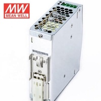 Alimentation industrielle Meanwell WDR-120-24 120W 24V 5A à rail DIN, design mince, entrée ultra large AC-DC, pour disjoncteurs