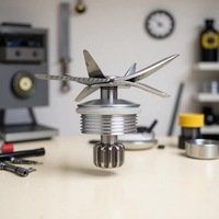 Ensemble de lames de rechange pour mixeur commercial, 8 lames en acier inoxydable à axe long, pour pièces de mixeur commercial 3L
