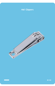 Kit di Cura e Sicurezza per Neonati 6 Pezzi, Set Essenziale per la Cura del Bambino, Spazzola per Capelli in Plastica, Pettine, Tagliaunghie, Forbici, <span class=keywords><strong>Wz</strong></span> 6001 - Product Image 4