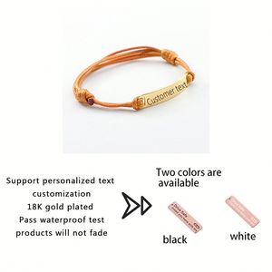Custom Adjustable Diy <b>Bracelets</b> Wrist Stainless Steel Bar Nylon <b>Rope</b> for Braided <b>Bracelet</b> 2Mm-4Mm Charms - Product Image 3