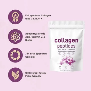 OEM ODM Bebida en Polvo de Péptidos de Colágeno de Animales Alimentados con Pasto, Libre de GMO, con Biotina, Vitamina C y Ácido Hialurónico para Blanquear la Piel - Product Image 6