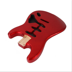 Rang Poplar <span class=keywords><strong>Guitar</strong></span> Điện Cơ Thể ST phong cách SSS màu đỏ lấp lánh màu nhạc cụ dây bộ phận & phụ kiện - Product Image 5