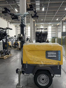 Tours d'éclairage mobiles LED Atlas Copco V4+ V5+ originales, pour extérieur, 5m, éclairage portable pour chantiers de construction, alimentation au gaz, manuel inclus - Product Image 5