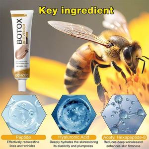 Crème au venin d'abeille QCHZOC, réduit les ridules, hydrate la <span class=keywords><strong>peau</strong></span>, réparation quotidienne, anti-âge, hydratant - Product Image 3