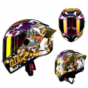 Casque de moto intégral à double visière de haute qualité approuvé par la CCC nouveau matériau ABS pour adultes - Product Image 1