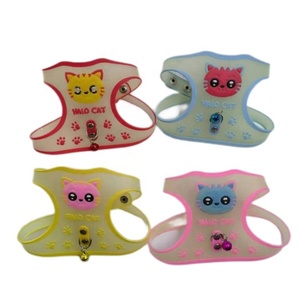 Hot Sale Adjustable New <strong>Cat</strong> &amp; Dog Fluorescent Pet Products Luminous <strong>Harness</strong> &amp; Leash Anti-Lost Walking Printed Paw From Factory - Product Image 2