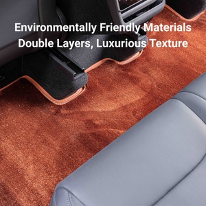 Wholesale Custom Fit Luxury Leather Car <strong>Floor</strong> <strong>Mats</strong> for 5 Seats Sedan OEM Car Accessories Car <strong>Mats</strong> - Product Image 5