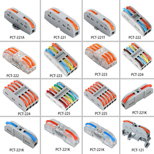 Orange Quick Wire-Steck verbinder PCT-222-2P Push-in-Wire-Steck verbinder 2 in 2 aus elektrischen Draht-Anschluss - Product Image 5