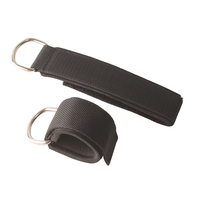 Sangles de cheville de protection professionnelles en nylon personnalisées, compression, fermeture auto-agrippante avec anneau en D, taille unique, unisexe, sport et fitness