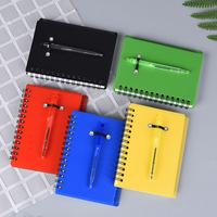 Carnet de notes simple à spirale personnalisé pour étudiants, notes adhésives, design portable, pages à feuilles mobiles, logo/graphisme personnalisable, papier Dorland