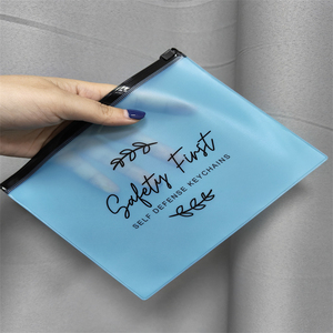 Bijoux en PVC sac en plastique givré avec <span class=keywords><strong>fermeture</strong></span> à glissière coulissante sac en poly à <span class=keywords><strong>fermeture</strong></span> à glissière givrée avec votre logo-<span class=keywords><strong>acheter</strong></span> <span class=keywords><strong>fermeture</strong></span> à glissière - Product Image 2