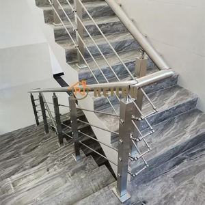 Ringhiere e <span class=keywords><strong>Corrimano</strong></span> in Acciaio Inox Stile Moderno Reilbu per Scale di Appartamenti - Product Image 2