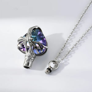 जीवन के अंतिम संस्कार के लिए हृदय यूरिन नेकलेस स्टेनलेस स्टील के अंतिम संस्कार के लिए बालों के गहने - Product Image 3