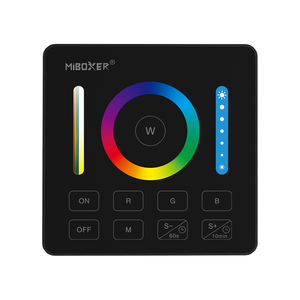 <span class=keywords><strong>Miboxer</strong></span> <span class=keywords><strong>Milight</strong></span> B0 Panel, technologie de transmission sans fil, luminosité, température de couleur et saturation réglables, télécommande RGB CCT - Product Image 1