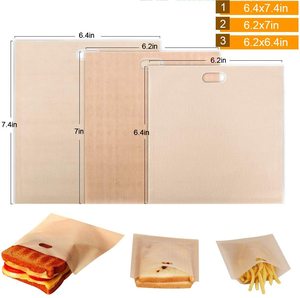 Esay di pulizia riutilizzabile PTFE tostapane bag per panino alla griglia formaggio forno a microonde applicabile - Product Image 3