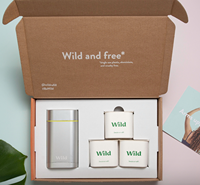 Conteneur de déodorant en pulpe de papier compostable à domicile, 100 % sans plastique, zéro déchet