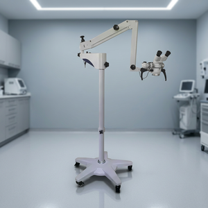 Gynecologist Examines <b>Microscope</b> Gynecological Surgical Operating <b>Microscope</b> With Adjustable Arm And Stand For Surgical Room Use - Product Image 1