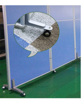 Modern Sound Proof Movable Partition Walls with Aluminum Frame Foldable Dividers Easy Installation for Home & Commercial Use