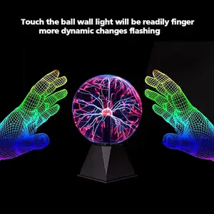 Benutzer definierte Größe Kinder Kind Nachtlicht RGB Party Licht Crystal Magic Mini Große Plasma Ball Bühne Disco Lichter