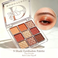 Palette de maquillage contour transfrontalière, palette de fards à paupières longue tenue, anti-bavures, application facile, pour un look smoky parfait, neuf teintes