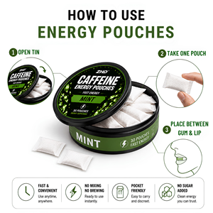 ผู้ผลิตซองกาแฟคาเฟอีนเพิ่มพลังงานแบบ OEM/ODM |   ซองพลังงานกัวรานาแบรนด์ส่วนตัว |   ตัวอย่างอาหารเสริมแบบไม่มีนิโคตินสำหรับขายส่ง - Product Image 3