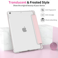Kenke mignon bébé rose translucide coque arrière iPad housse pour iPad 10.2 pouces 9th Gen 2021 8th Gen 2020 7th Gen 2019 étui