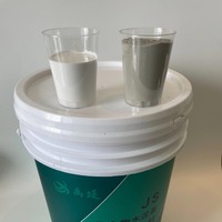 Peinture imperméable à base de ciment JS en gros, résistante au chlore, revêtement antidérapant pour terrasse de piscine, couleur personnalisable pour les murs