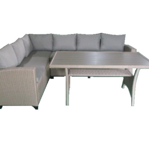 Ensemble de meubles de salon de canapé sectionnel de 7 places en osier de rotin de patio extérieur de luxe Julemind dans la boîte en carton Fabrication du Vietnam - Product Image 2