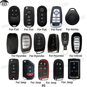 Venta directa de fábrica, cubierta Fob en blanco para llaves de coche universales inteligentes, llaves de vehículo - Product Image 3