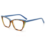 Grandes montures de lunettes en acétate pour femmes Vente en gros