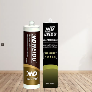 Colle sans clou pour fixation de cadre de porte en bois et silicone, pour la construction, le travail du bois, l'emballage, les surfaces en bois, métal et <span class=keywords><strong>c</strong></span>éramique - Marque Weidu - Product Image 1