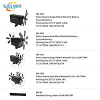 SAILWIN moulin à vent rotatif fontaine froide feux d'artifice système de tir télécommande sans fil mariage rotatif feux d'artifice Machine