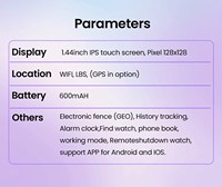 Reloj Inteligente 4G para Niños 2026 con Tarjeta SIM, Posicionamiento LBS+WiFi, Pantalla de 1.44'', Antipérdida, Relojes Inteligentes para Niños
