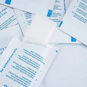 Cleansing <b>Wipes</b> Alcohol Free 0.5% Cetrimide 0.2% Chlorhexidine Acetate For External Use Only <b>Travel</b> First Aid Supplies - Product Image 5