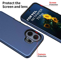Coque arrière double couche pour TCL NxtPaper 70 Pro, ajustement parfait, silicone robuste, coins renforcés, hybride, résistante aux chocs, 2 en 1