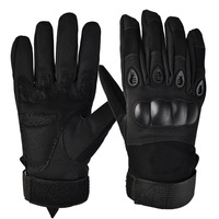 Precio de fábrica Guantes deportivos tácticos de medio dedo y dedo completo Nudillo de cuero de motocicleta transpirable para acampar Moto mejorado