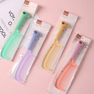 Peigne à cheveux style macaron, grand, en plastique, antistatique, pour usage domestique - Product Image 4