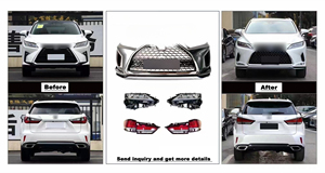 RX กันชนรถสำหรับ RX450 RX350เล็กซัส RX300 RX270 <span class=keywords><strong>RX200T</strong></span> RX350L RX450hL RX 2016 + ถึง<span class=keywords><strong>2020</strong></span> + เก่ากับบอดี้คิทใหม่ - Product Image 2